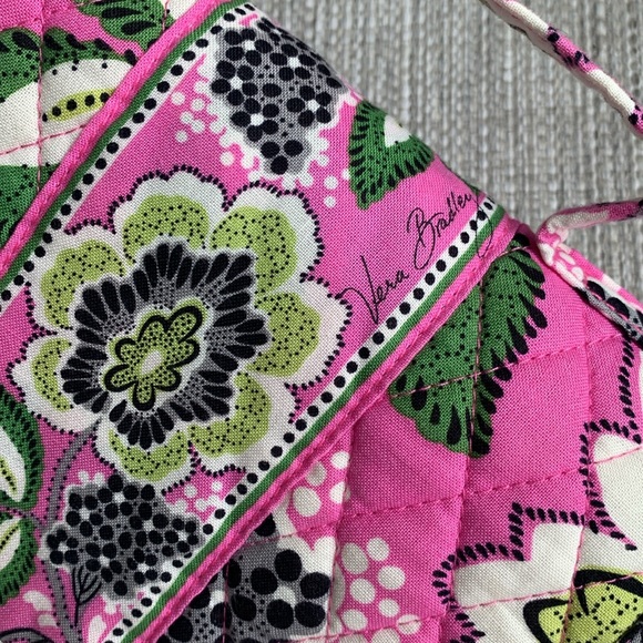 Vera Bradley Priscilla Pink Essentials Cosmetic Bag - Picture 10 of 11